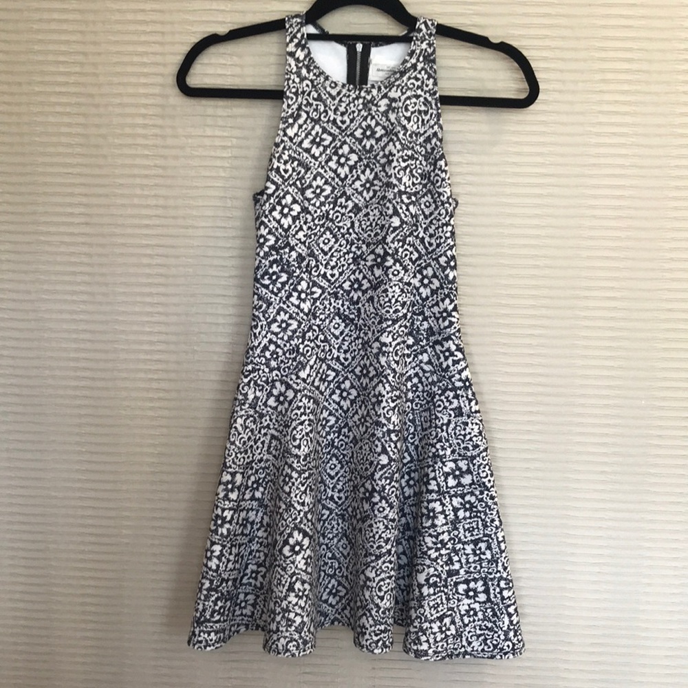 Abercrombie and Fitch Black and white print dress